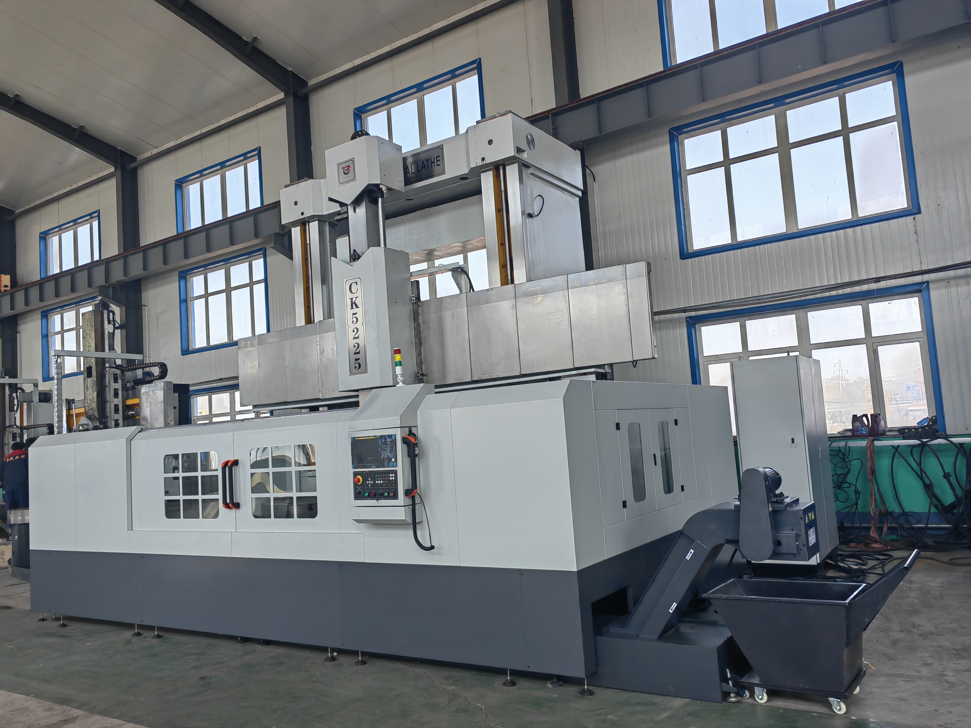 CK5225 Single RAM Double Column CNC Vertical Lathe with Fanuc 0i TF