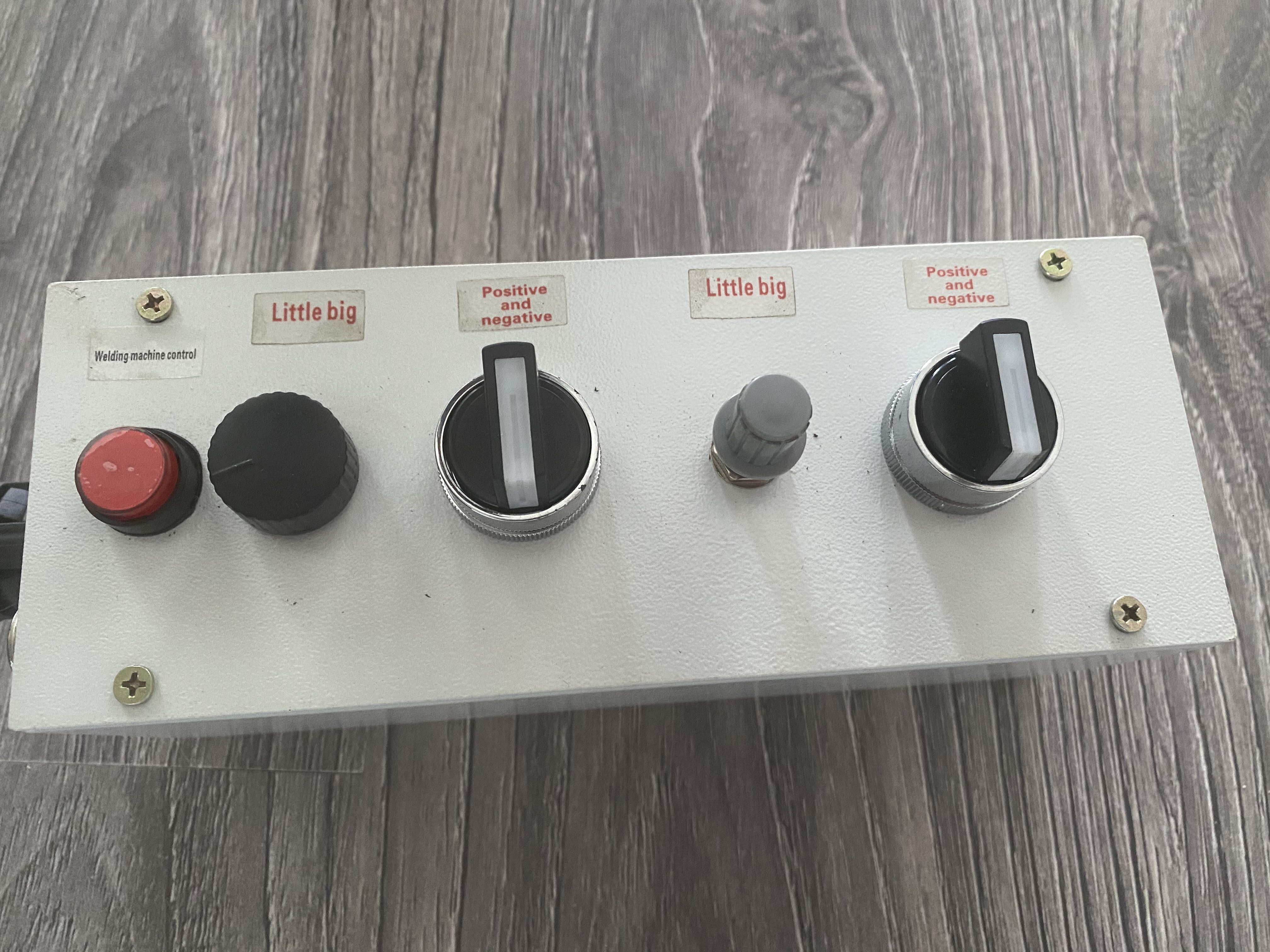 Welding machine control box