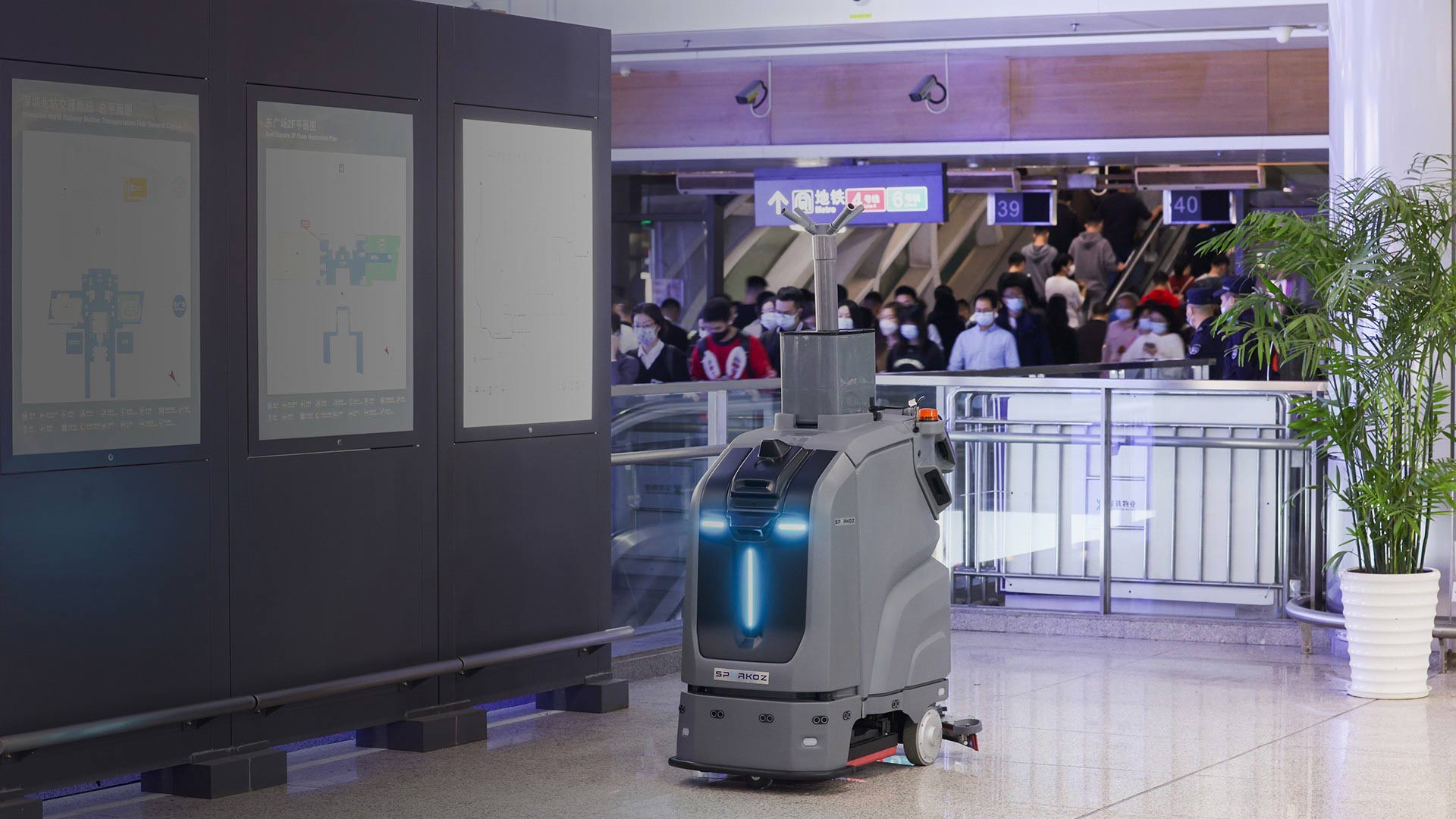  TN70-PRO Rolling Brush Floor Cleaning Robot